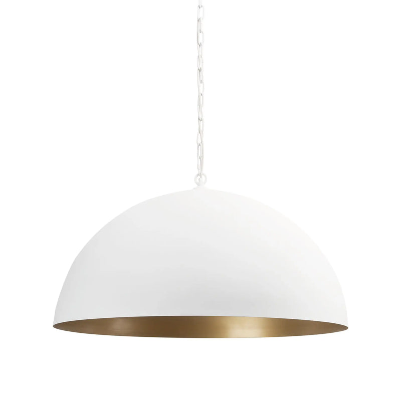 White Single Metal Dimmable Ceiling Light With White Shades Homeroots Lighting