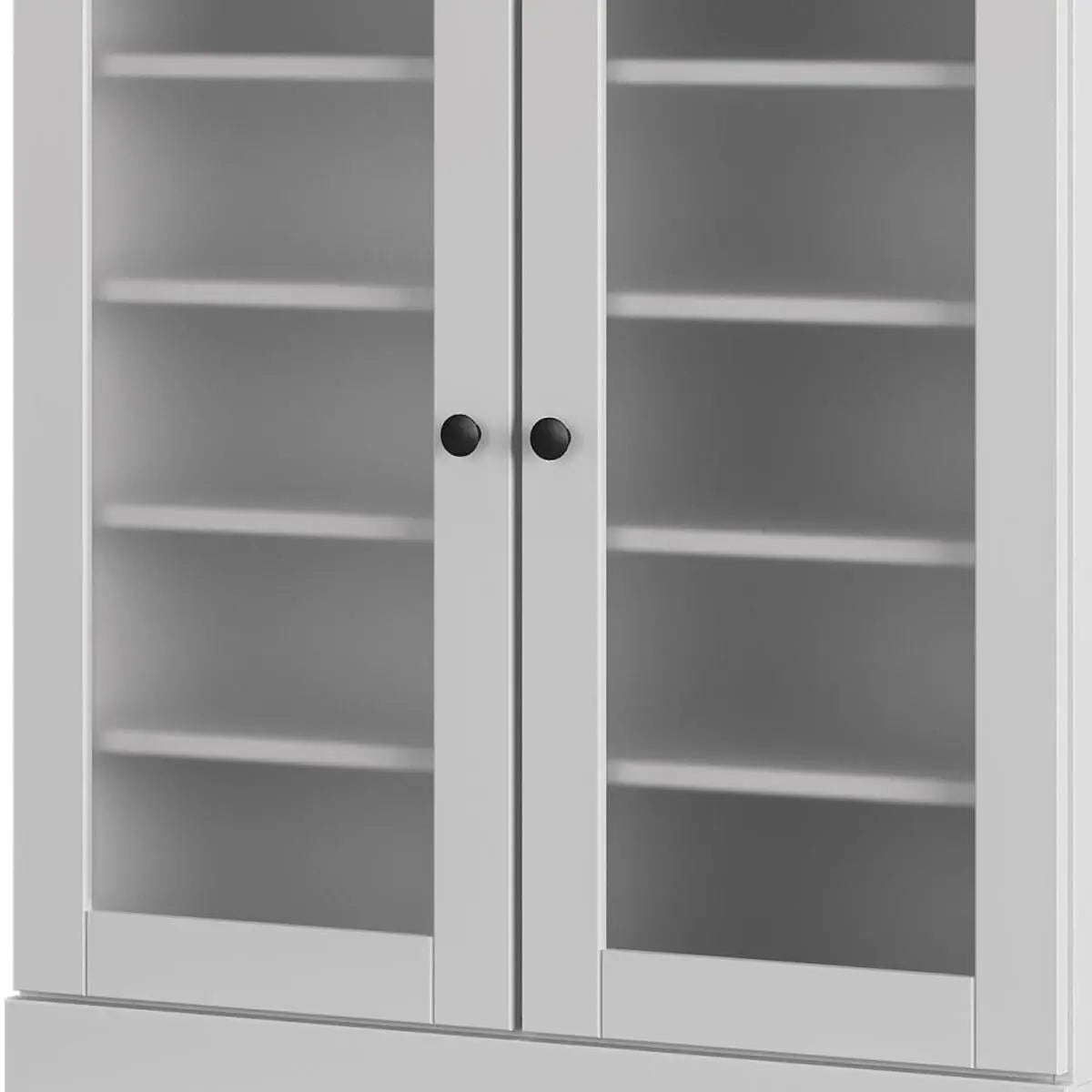 White Twenty Pair Solid WoodShoe Storage Cabinet Homeroots Organization