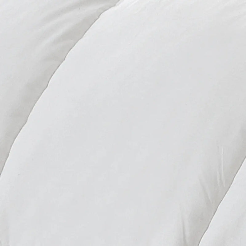 White Twin Fabric Spot Clean Goose Down Down Comforter Homeroots Bed & Bath