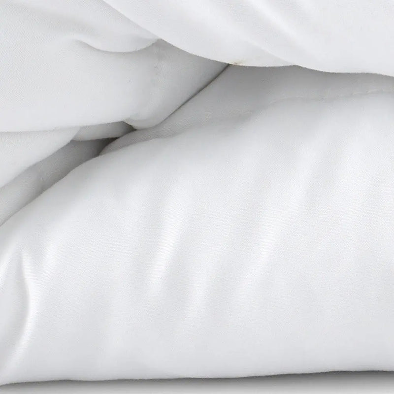 White Twin Microfiber Washable Microfiber Down Alternative Comforter Homeroots Bed & Bath