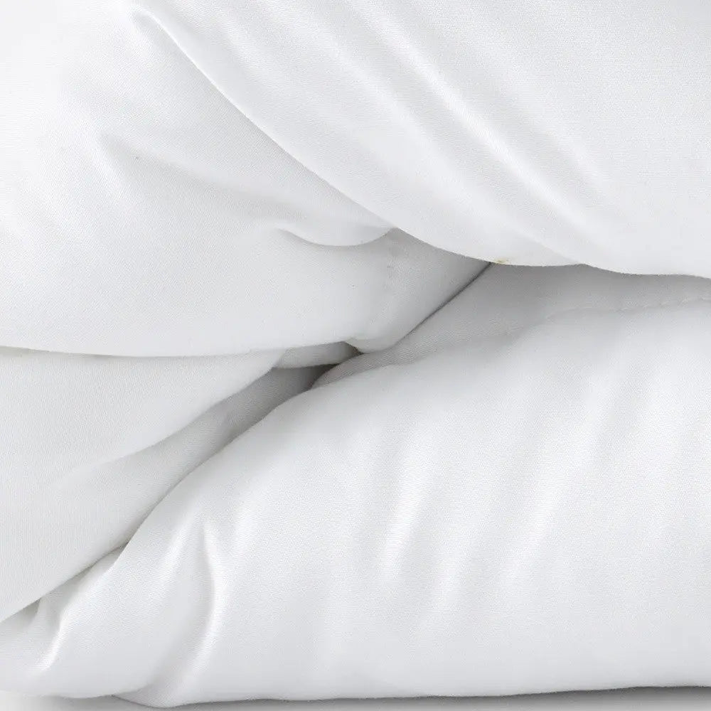 White Twin Microfiber Washable Microfiber Down Alternative Comforter Homeroots Bed & Bath