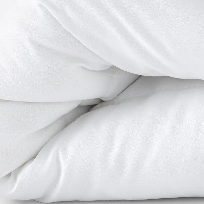White Twin Microfiber Washable Microfiber Down Alternative Comforter Homeroots Bed & Bath