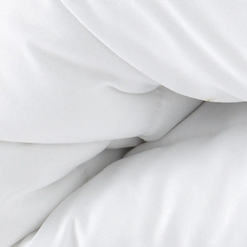 White Twin Microfiber Washable Microfiber Down Alternative Comforter Homeroots Bed & Bath