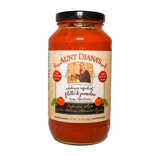 Wholesome Marinara with basil Aunt Dianas