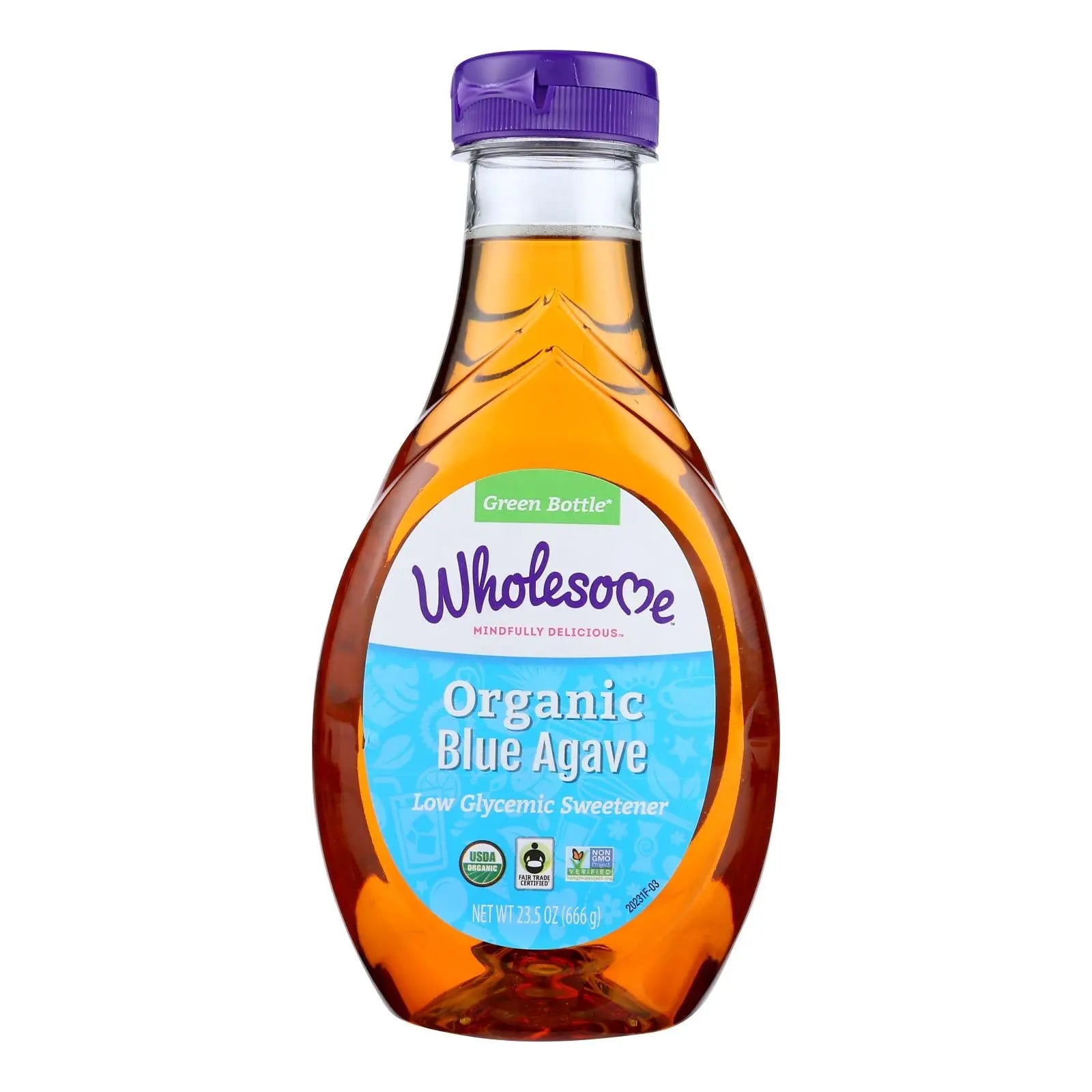 Wholesome Sweeteners Blue Agave - Organic - 23.5 Oz - Case Of 6 Wholesome Sweeteners