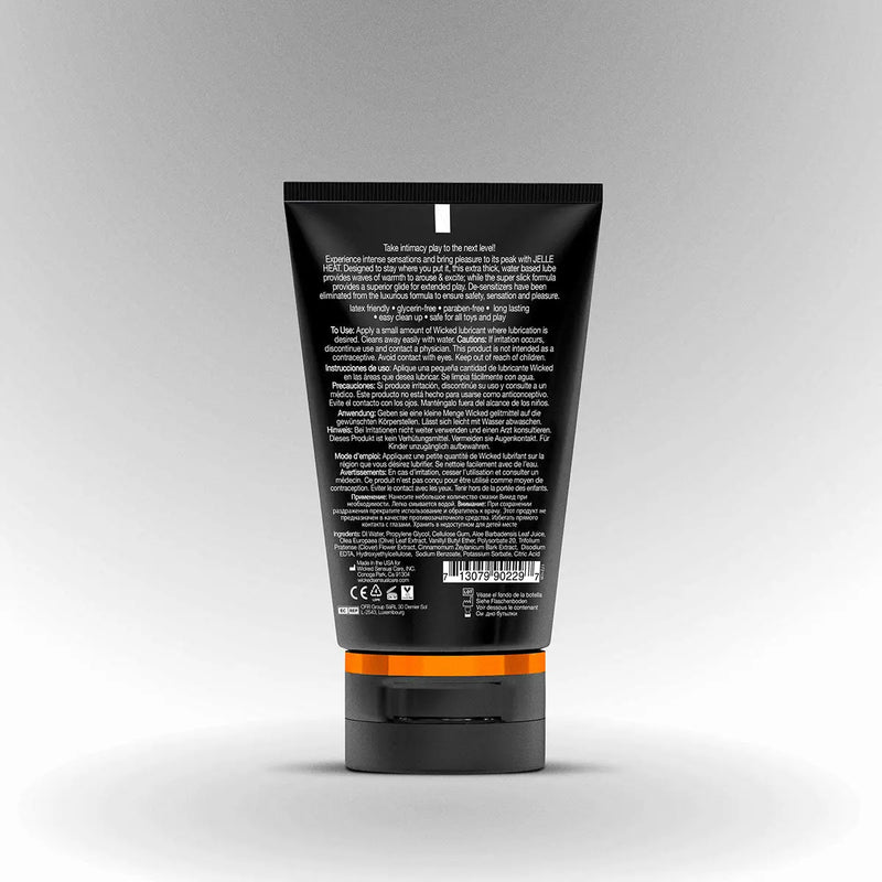 Wicked Aqua Jelle Heat 4oz Wicked Sensual Care