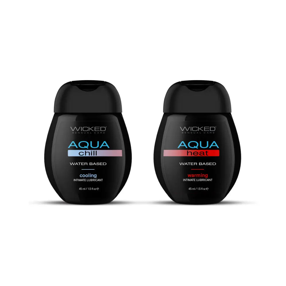 Wicked Sensual Care Sensation Kit Cooling and Warming Intimate Lubricants 1.5oz Wicked Sensual Care