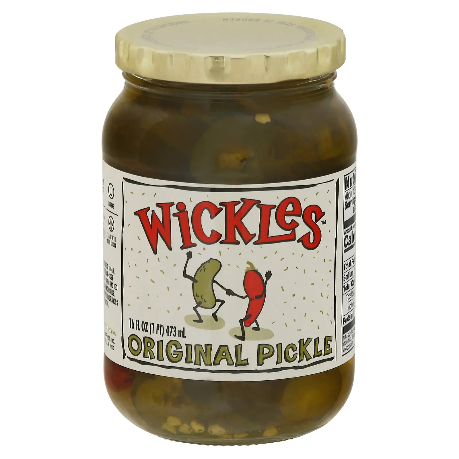 Wickles - Pickles - Original Chips - Case Of 6 - 16 Fl Oz. Wickles