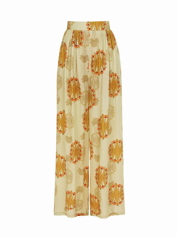 Wide Leg Printed Pants Monique Store