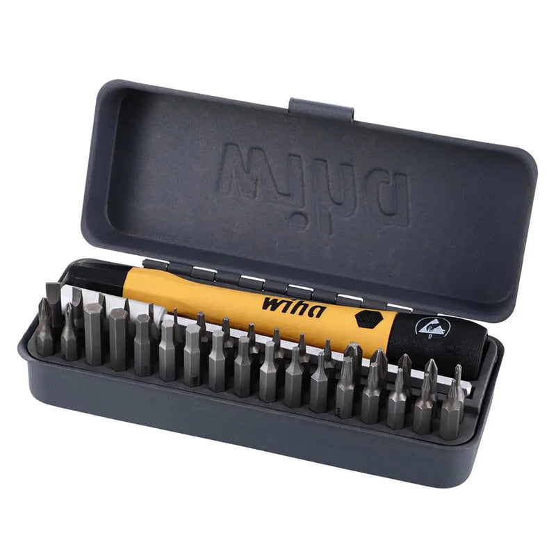 Wiha Gobox Electronics Esd Precision Micro Bit Set (36 Piece Set) WIHA