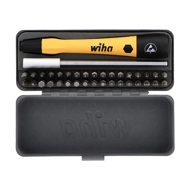 Wiha Gobox Electronics Esd Precision Micro Bit Set (36 Piece Set) WIHA