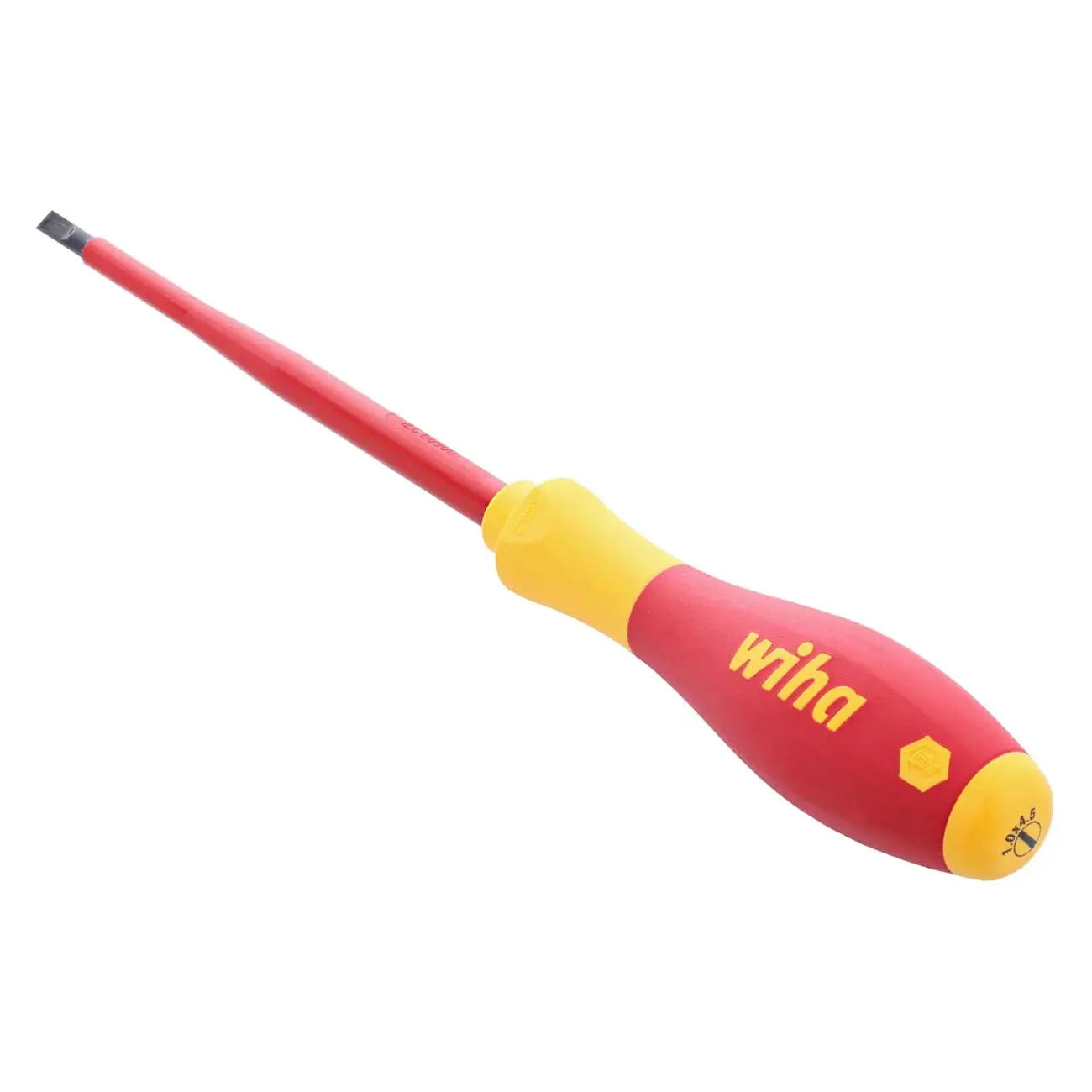 Wiha Insulated Softfinish Slotted Screwdriver 4.5mm (3/16") X 125mm WIHA