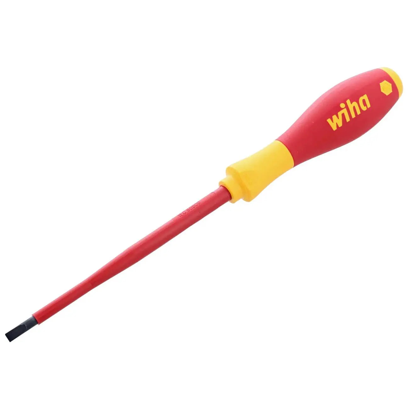Wiha Insulated Softfinish Slotted Screwdriver 4.5mm (3/16") X 125mm WIHA