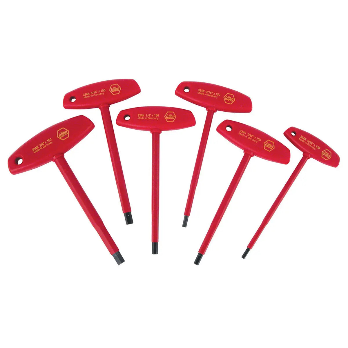 Wiha Insulated T-handle Hex Sae Set (6 Piece Set) WIHA