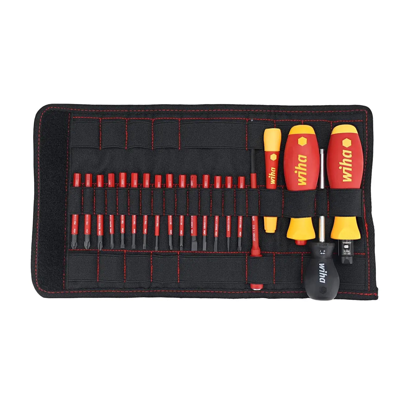 Wiha Insulated Torquevario-s (10-50 In/lbs) And Slimline Blade Set (20 Piece) WIHA
