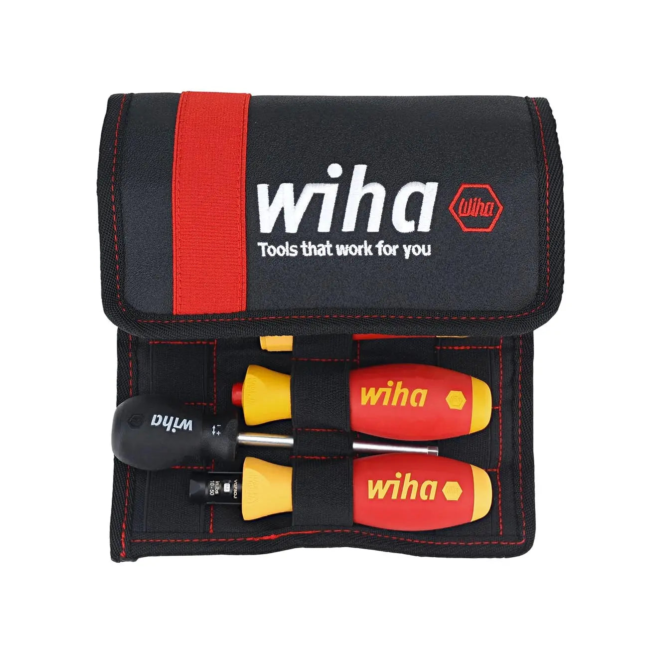 Wiha Insulated Torquevario-s (10-50 In/lbs) And Slimline Blade Set (20 Piece) WIHA