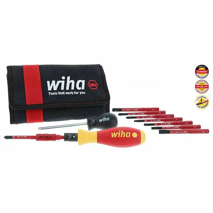 Wiha Insulated Torquevarios 10 To 50 In/lbs And Slimline Blade Set (11 Piece Set) WIHA