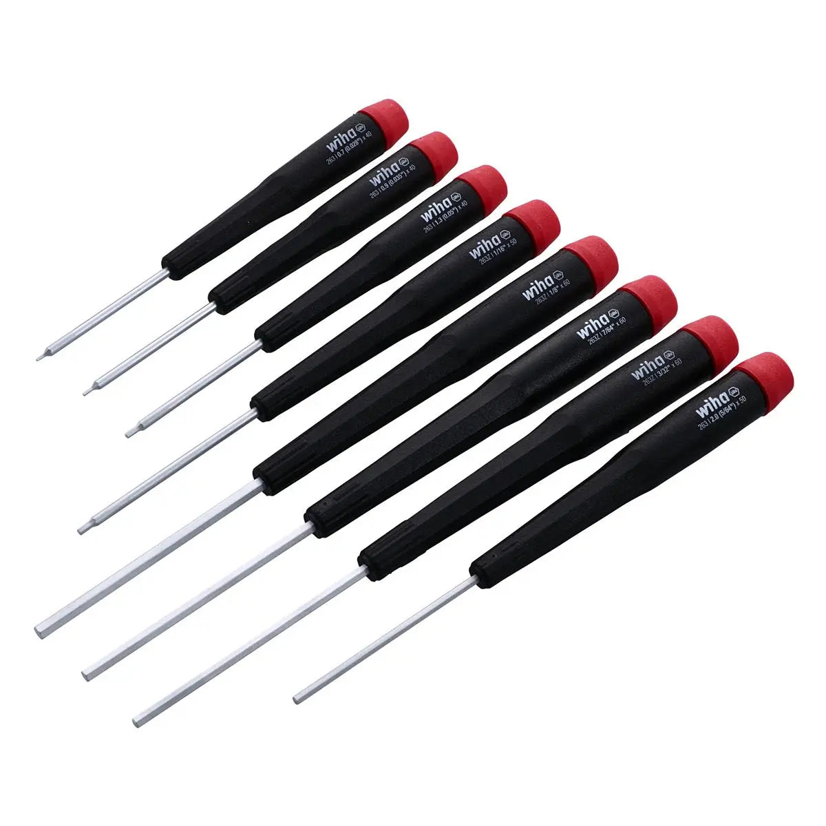 Wiha Precision Hex Sae Screwdrivers (8 Piece Set) WIHA