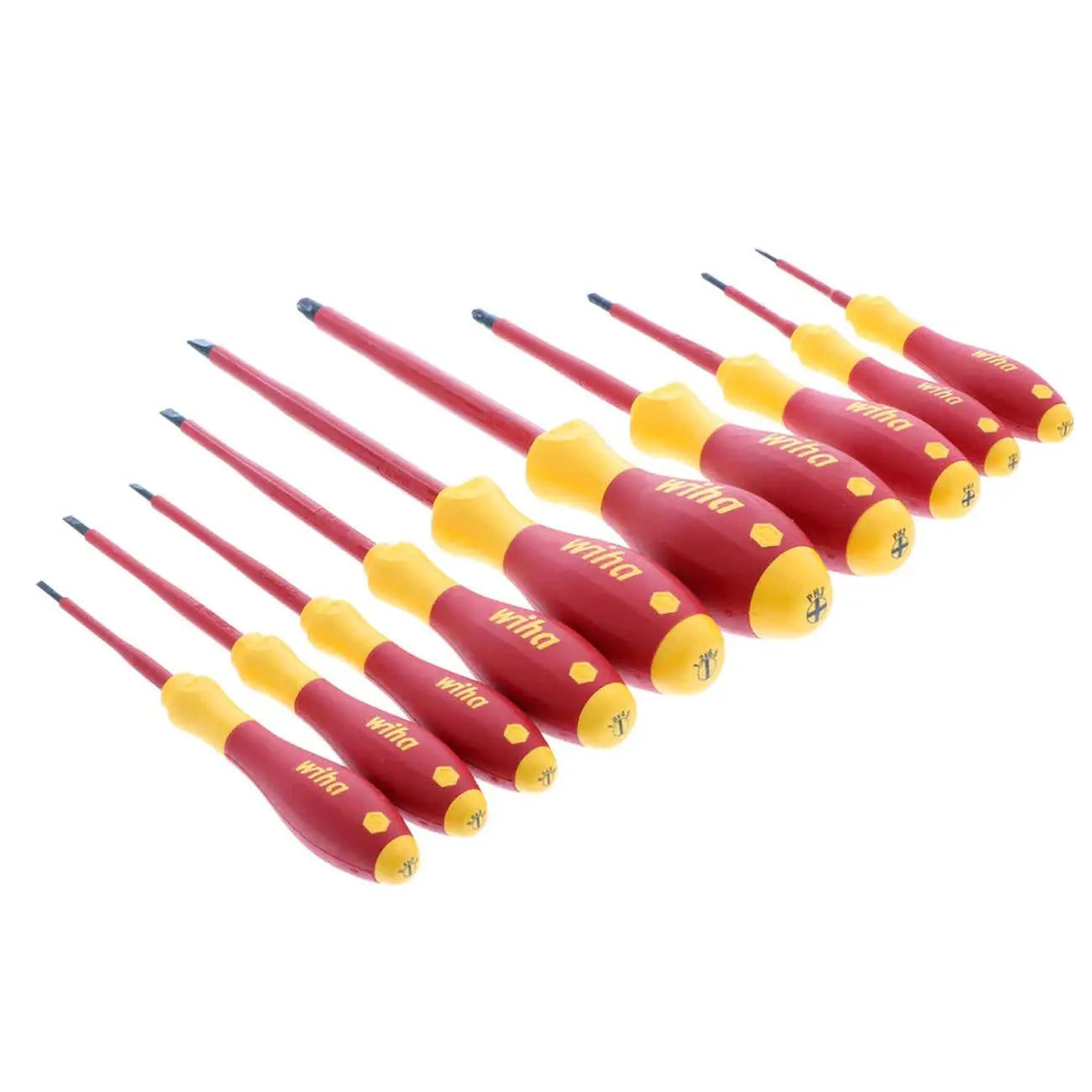 Wiha Slotted And Phillips Insulated Screwdriver Set WIHA