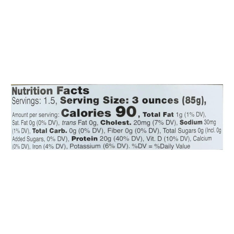 Wild Planet Wild Skipjack Light Tuna - No Salt Added - Case Of 12 - 5 Oz. Wild Planet