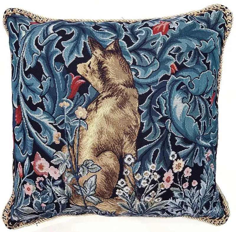 William Morris The Fox Pillowcase/Cushion Cover Decorative Design Fashion Home Pillow Signare USA