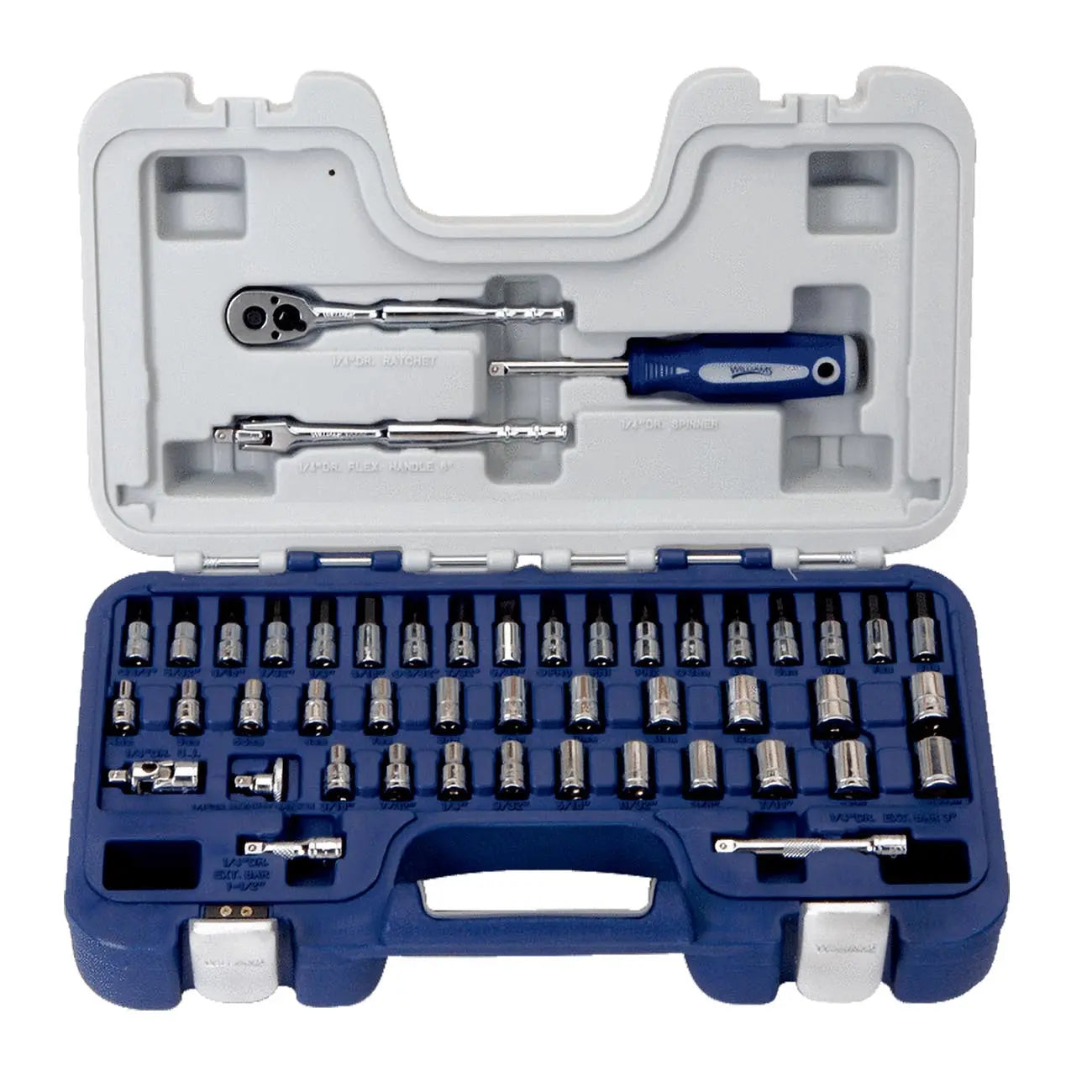 Williams 1/4" Drive Metric/sae 6-point Socket Set (47-piece) WILLIAMS