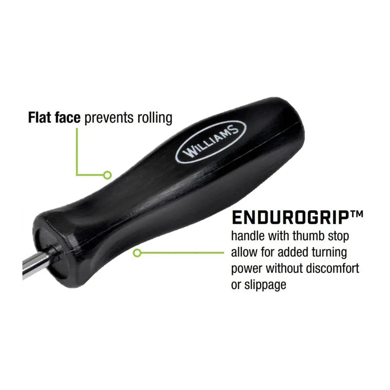 Williams Endurogrip Cabinet Screwdriver: Slotted 3/16" X 10" WILLIAMS