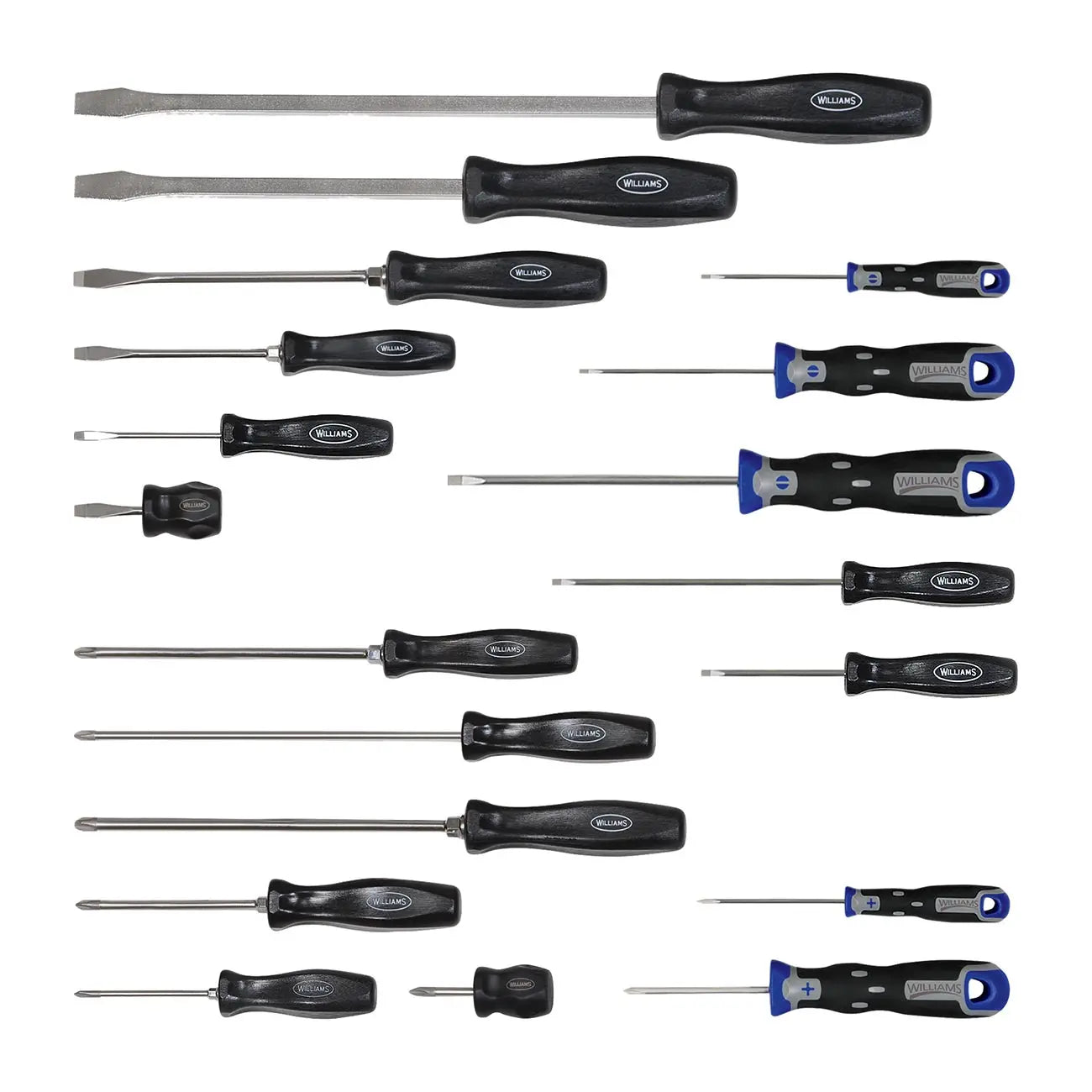 Williams Premium Mixed Screwdriver Set (19 Piece) WILLIAMS