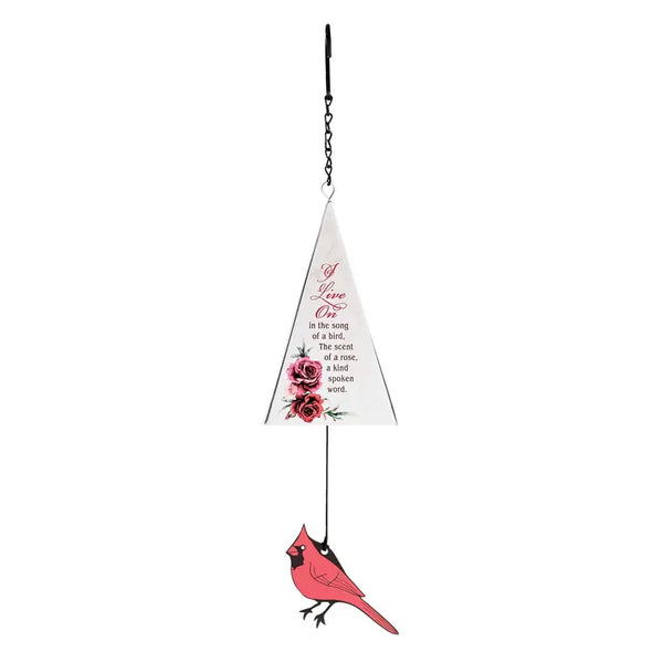 Windchime Iron Sail Cardinal I Live On Dicksons Inc