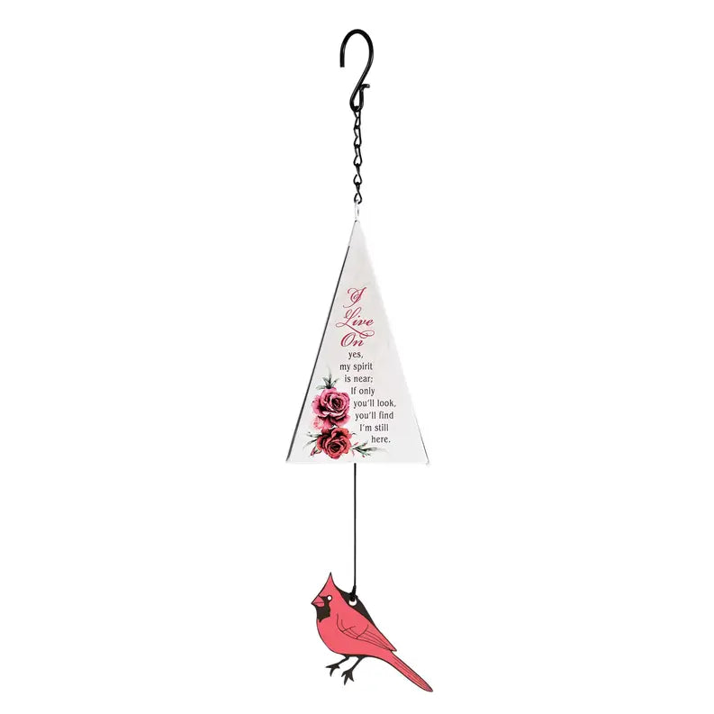 Windchime Iron Sail Cardinal I Live On Dicksons Inc