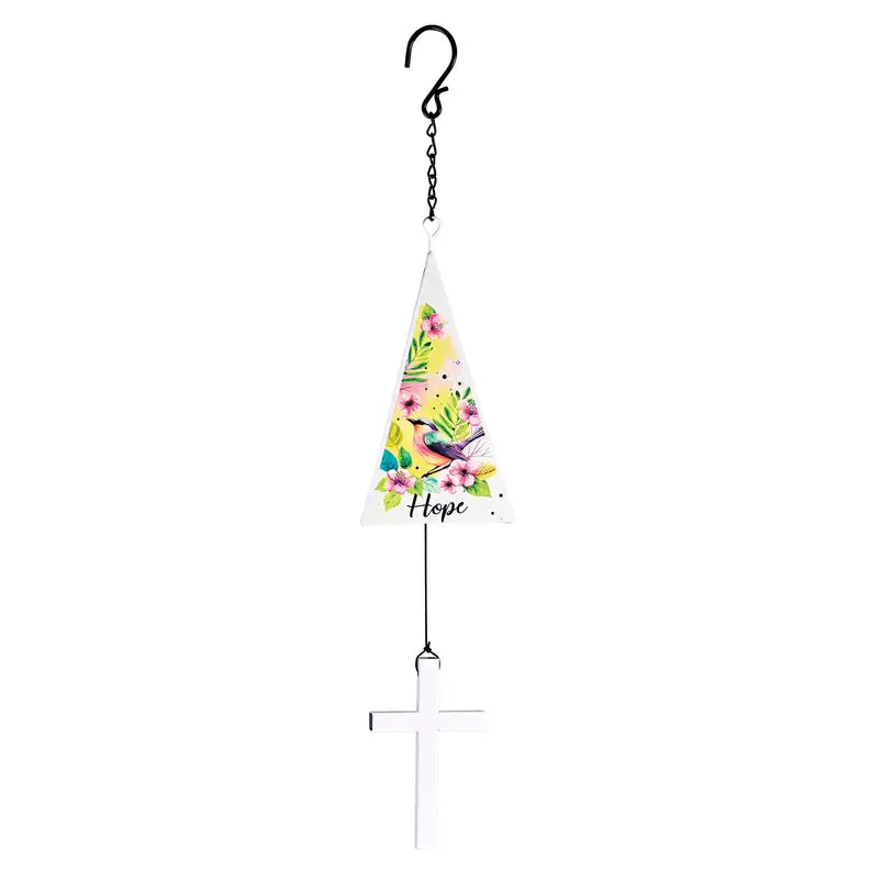 Windchime Iron Sail Faith Hope Bird Dicksons Inc