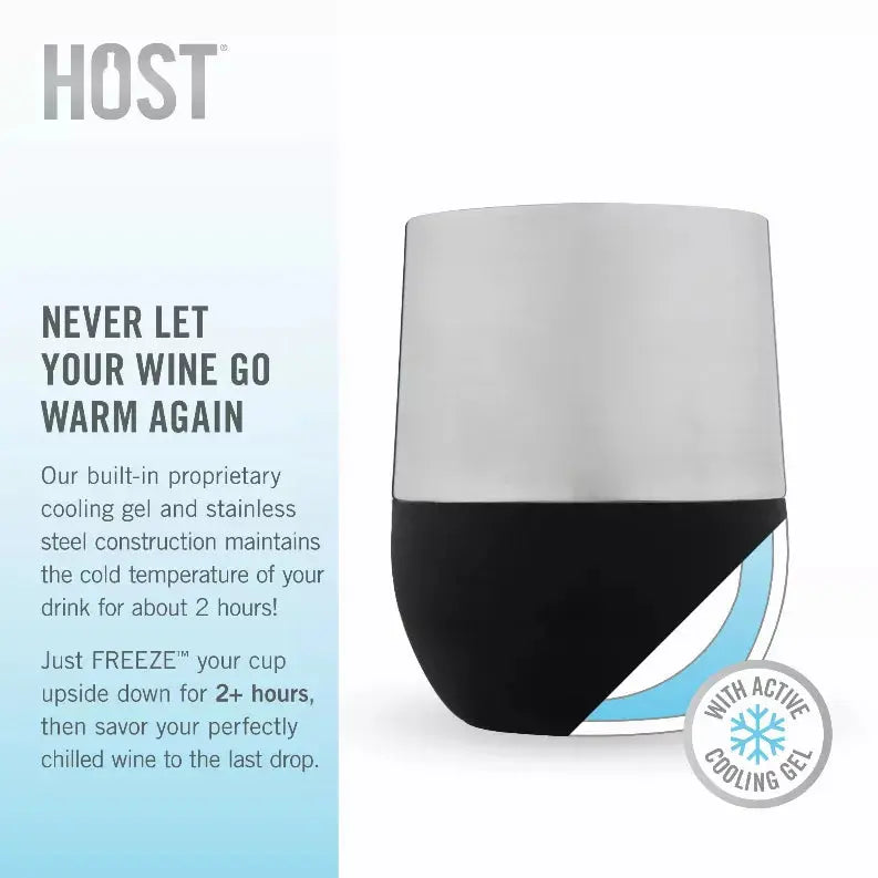 Wine FREEZE Pro Cooling Cup by HOST True Brands