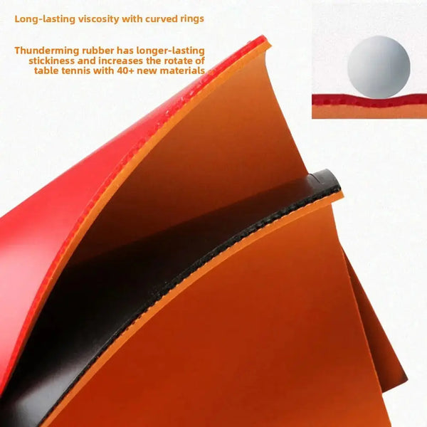 With Sponge Table Tennis Racket Rubber Rubber Reverse Durable Table Tennis Racquet Covers Ping Pong Paddle Racket Sleeves GreatEagleInc