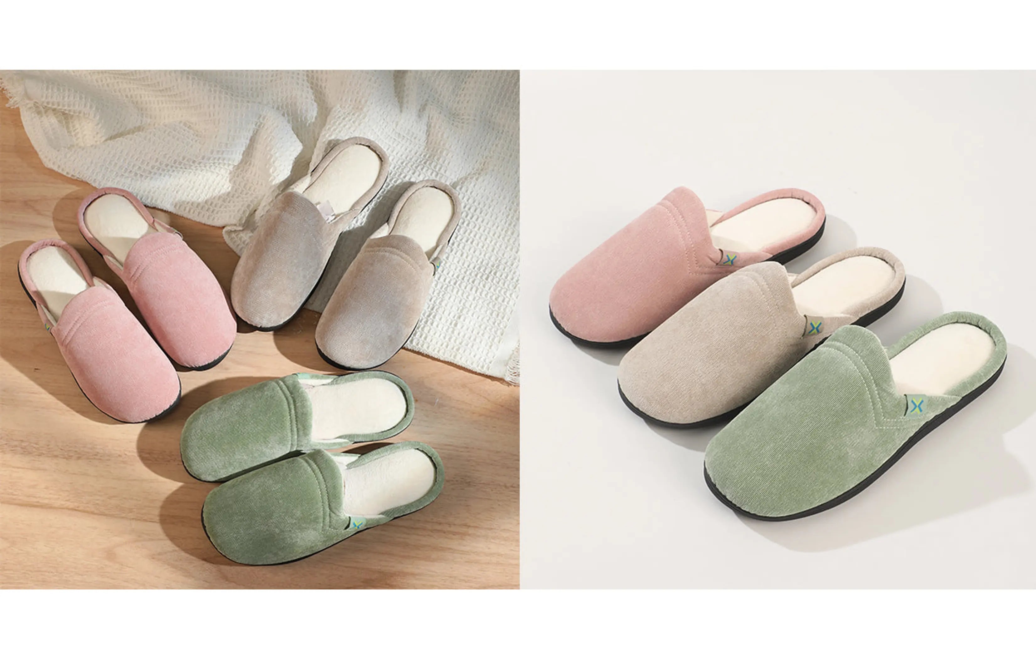 Women's Closed Toe Memory Foam Insole House Slipper Roxoni