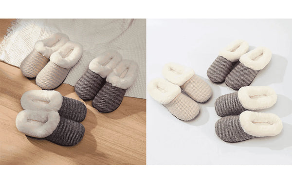 Women's Mohair Upper Clog Soft Breathable Slipper Roxoni