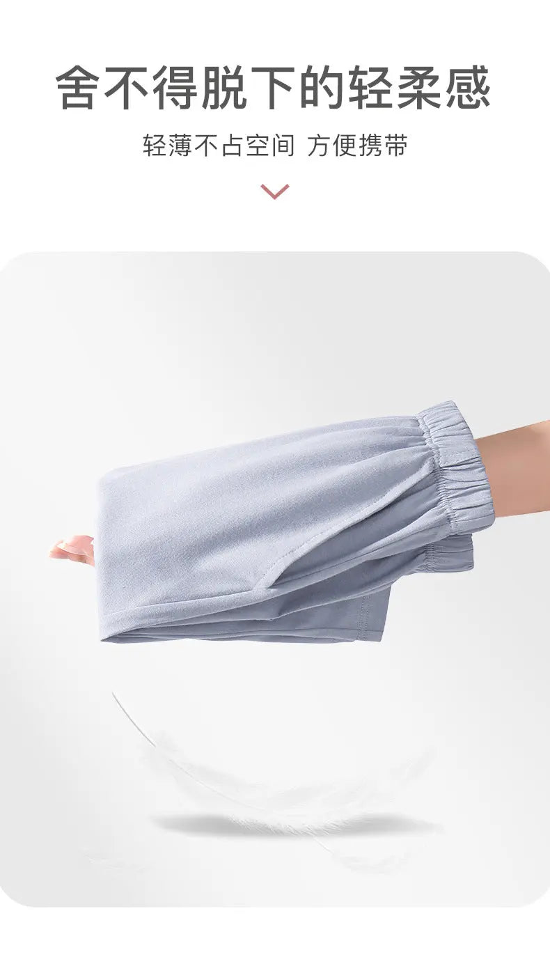 Women's Pajama Pants Summer Three-Quarter Pants Pure Cotton Thin Large Size Home Pants Large Pants Home Pants Loose Factory Wholesale GreatEagleInc