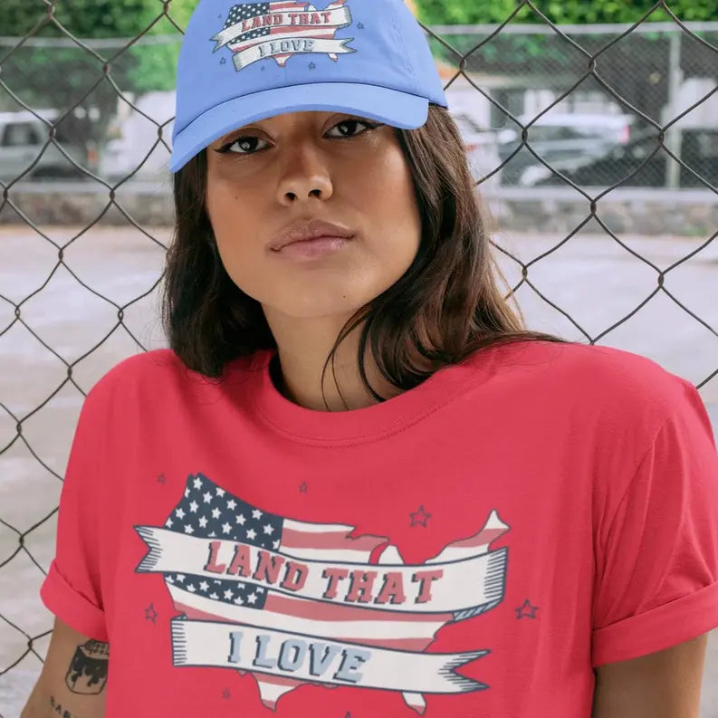 Women's Retro Land Love T-Shirt Dream Team Designs