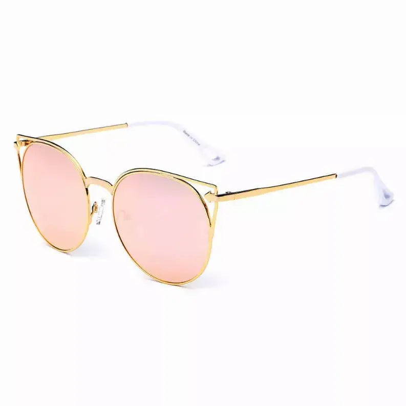 Women's Round Cat Eye Sunglasses IRIS FASHION INC