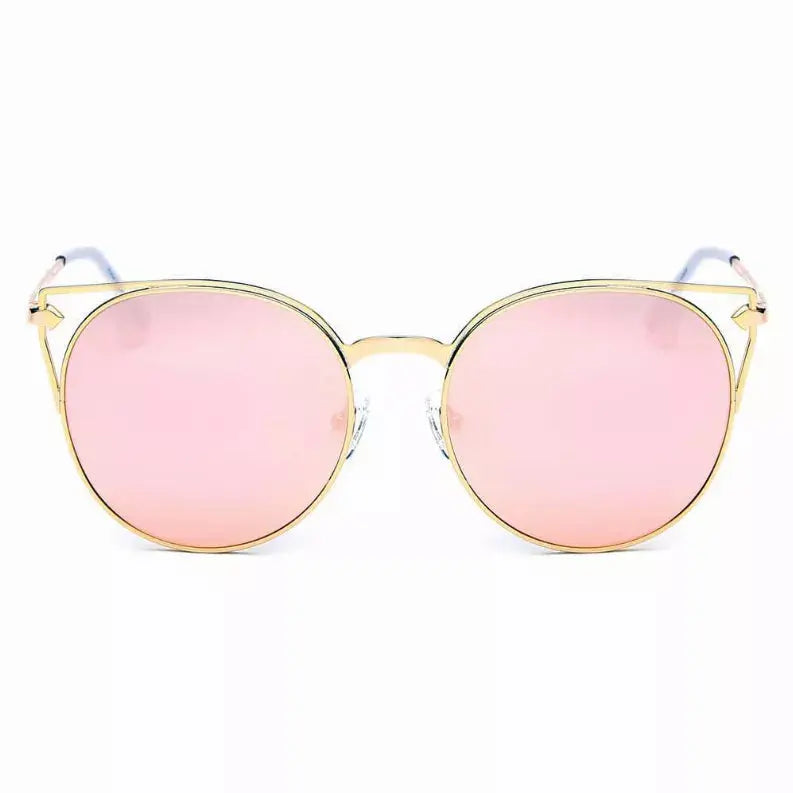 Women's Round Cat Eye Sunglasses IRIS FASHION INC