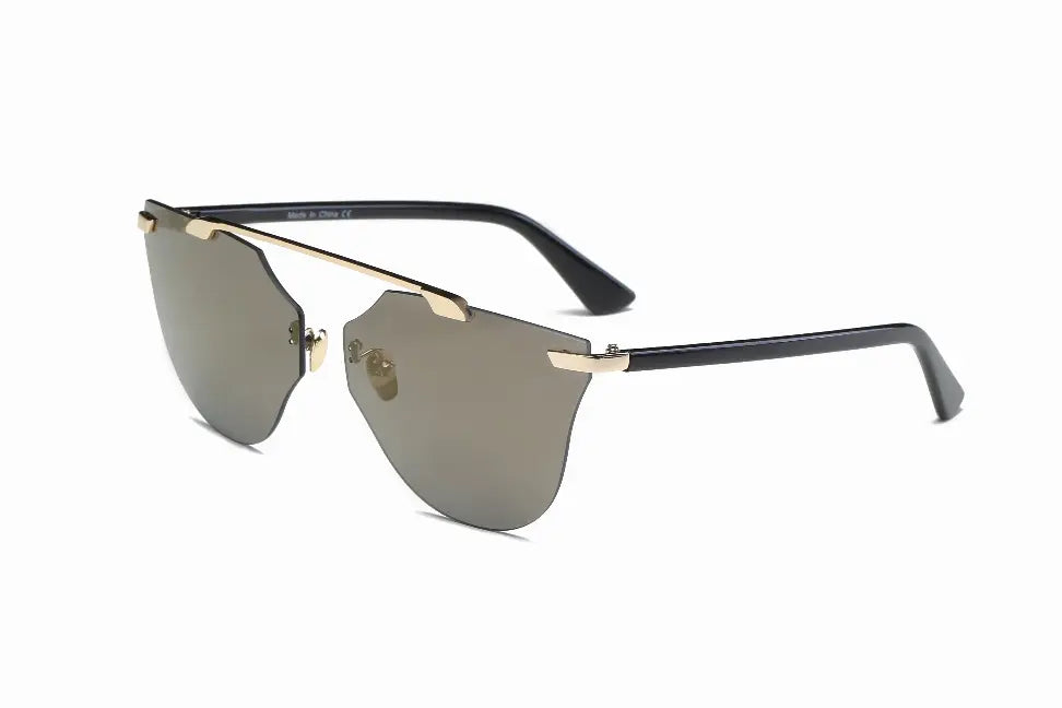 Women's Round Cat Eye Sunglasses IRIS FASHION INC