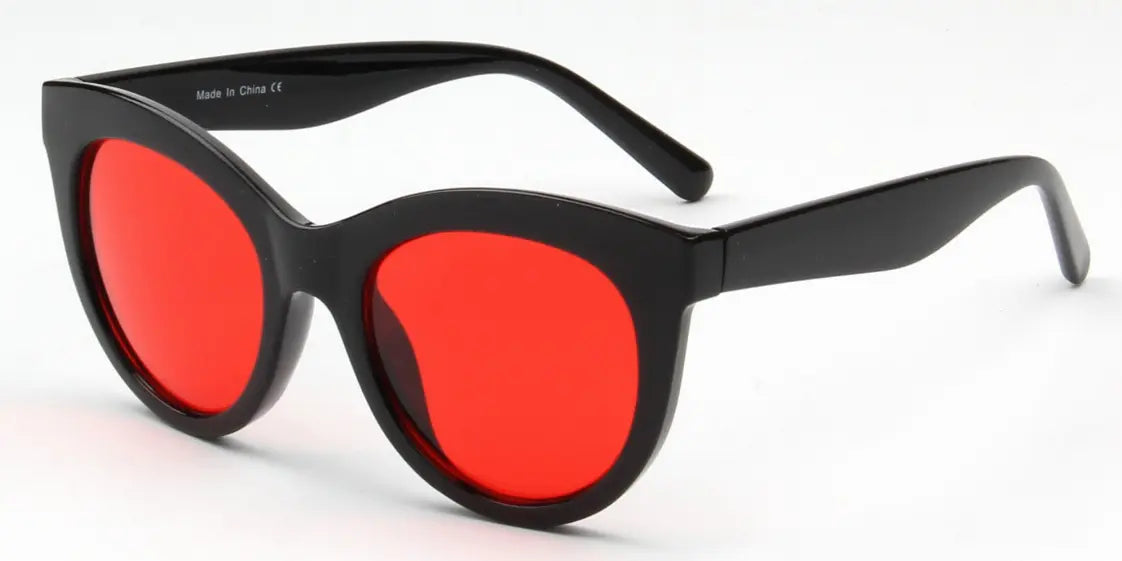 Women's Round Cat Eye Sunglasses IRIS FASHION INC