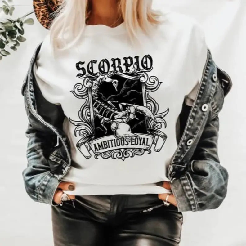 Women's Scorpio Sweatshirt Dream Team Designs