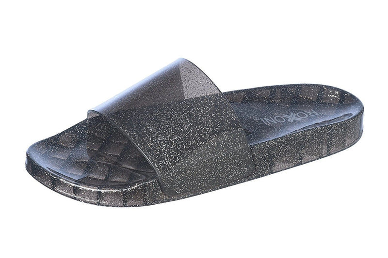 Women's Summer Flip Flop Open Toe Jelly Glitter Slides Roxoni