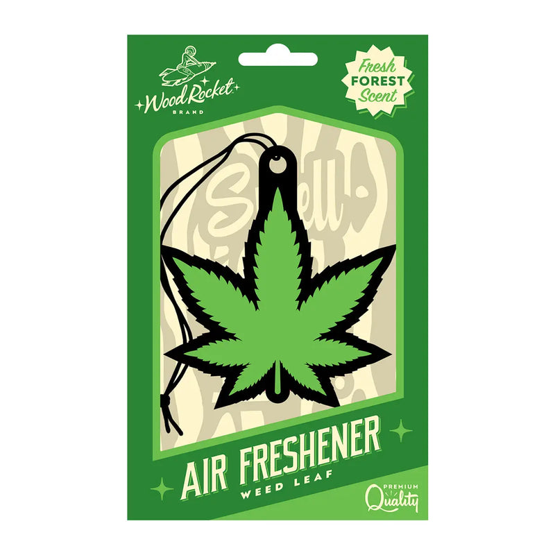Wood Rocket Air Freshener Green Leaf Wood Rocket