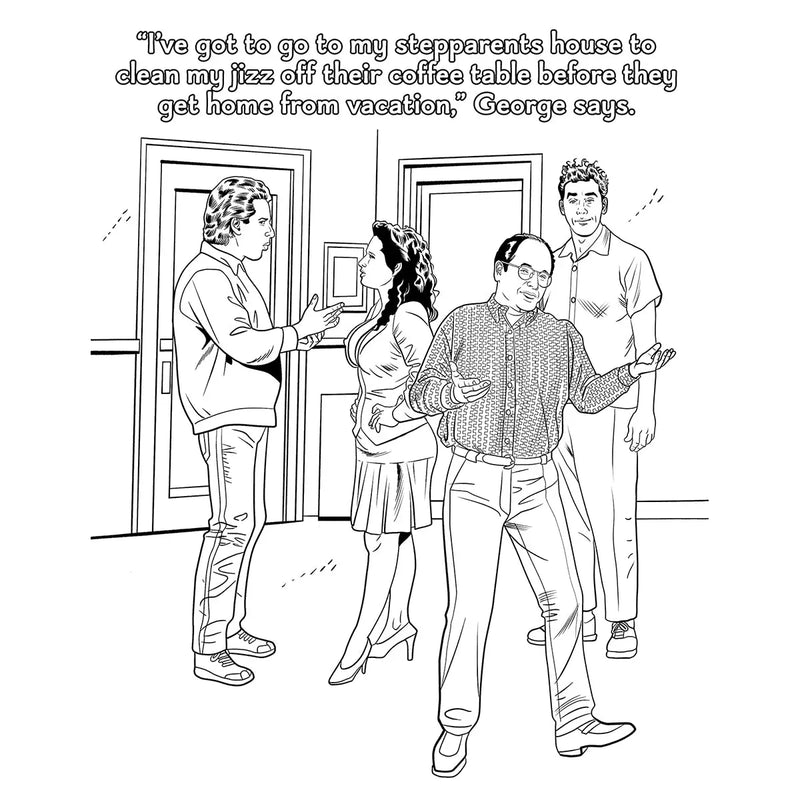 Wood Rocket Sexfeld Porn Parody Coloring Book Wood Rocket