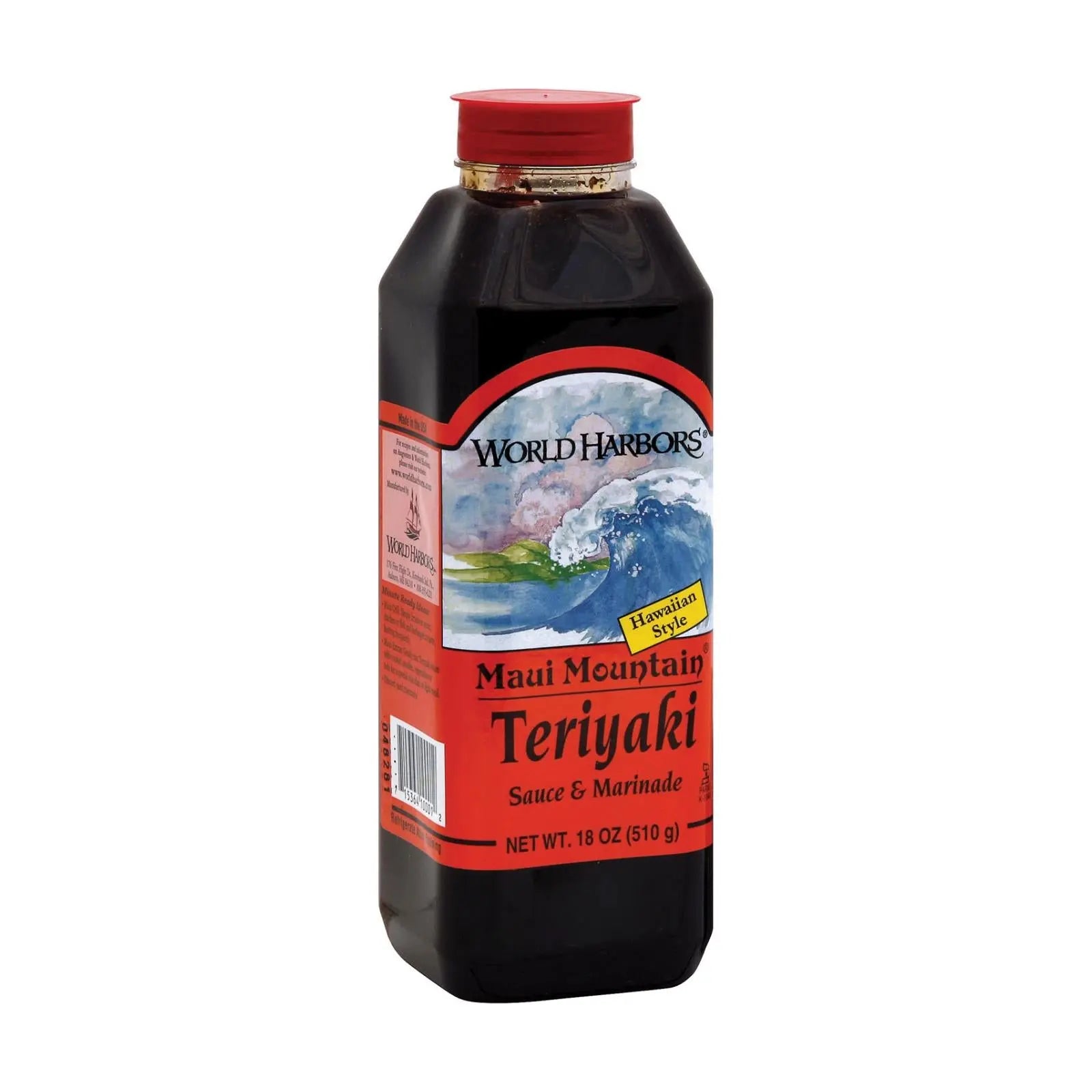 World Harbor Maui Mountain Teriyaki Marinade And Sauce - Case Of 6 - 16 Fl Oz. World Harbor