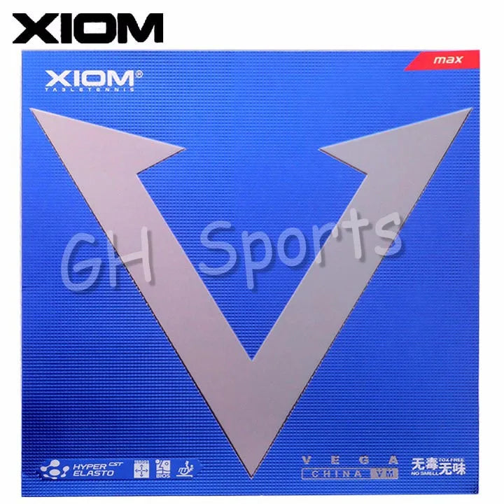 XIOM Original VEGA CHINA VM Blue Pimples In Table Tennis Rubber Ping Pong Sponge Tenis De Mesa