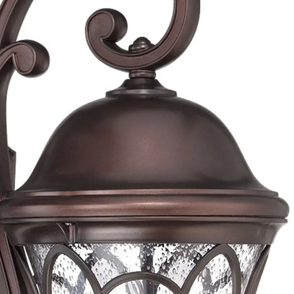 XL Bronze Tapered Goblet Wall Light Homeroots Outdoor