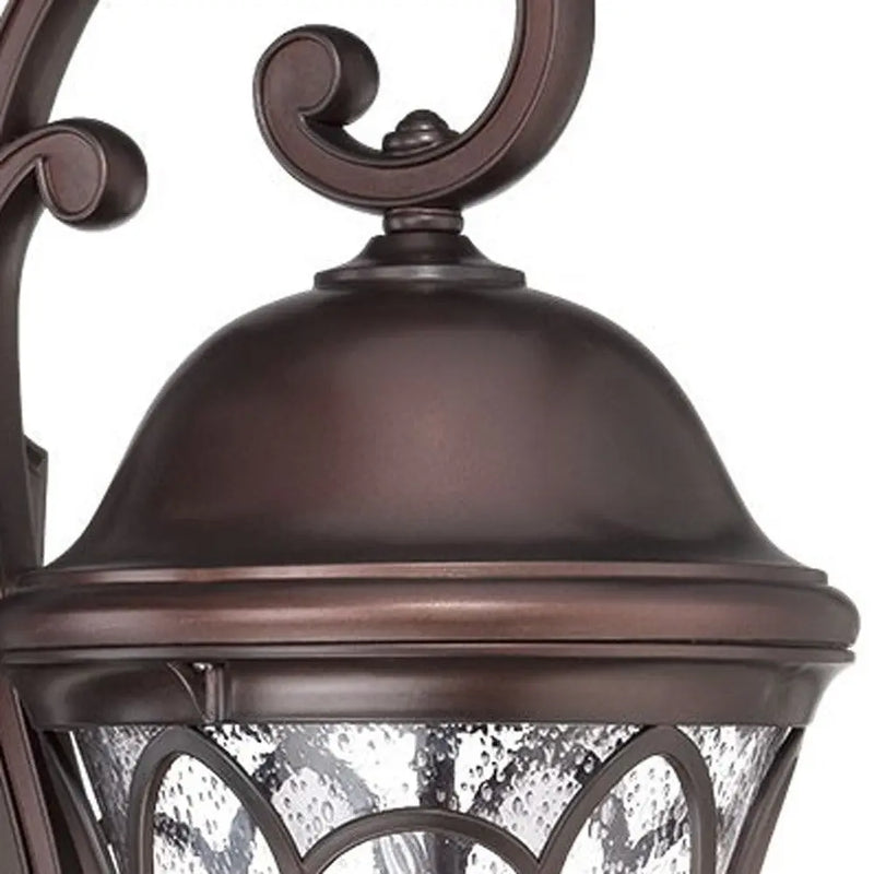 XL Bronze Tapered Goblet Wall Light Homeroots Outdoor