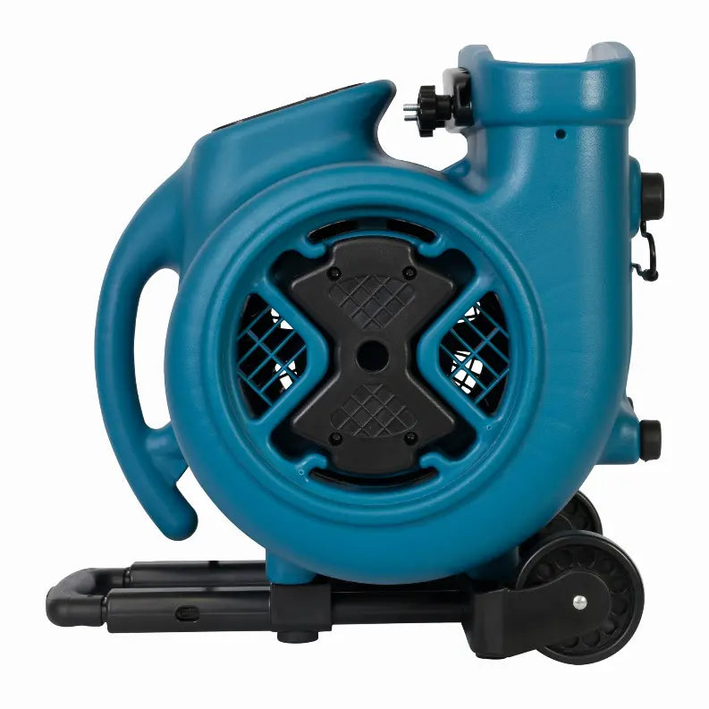 XPOWER P-630HC 1/2 HP 2800 CFM Air Mover, Dryer, Fan, Blower with Telescopic Handle, Wheels, Carpet Clamp Xpower Manufacture Inc